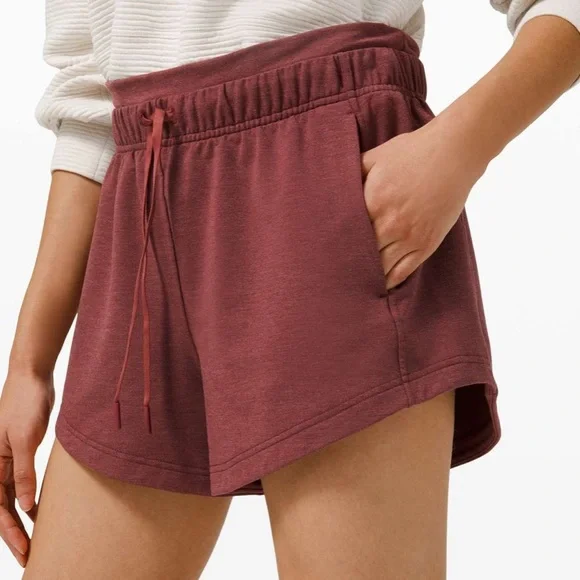 🪆 Lululemon Inner Glow Shorts~Women’s 4~Heathered Savannah~High-Rise~3” inseam - Picture 2 of 8